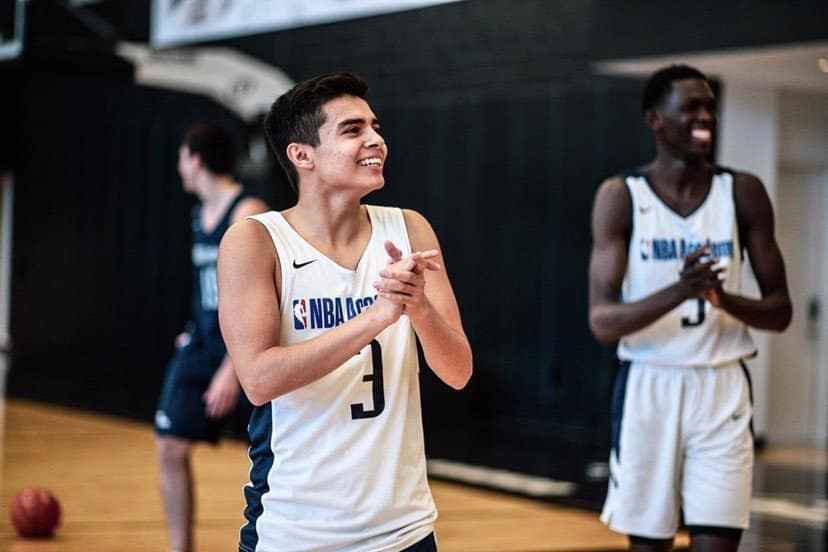 Gilberto Berrones en NBA Academy